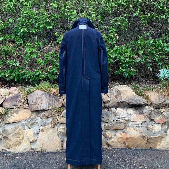 A.L.C. tailored wool duffle coat duster length - Picture 9 of 13